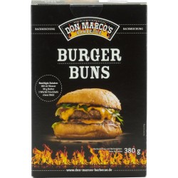 Don Marco’s Burger Buns – Broodmix – BBQ – 380 gram