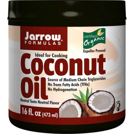 Organic Extra Virgin Coconut Oil (473 gram) - Jarrow Formulas
