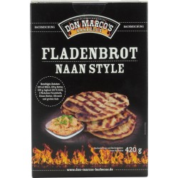 Don Marco’s Fladenbrot naan style – Broodmix – BBQ – 420 gram